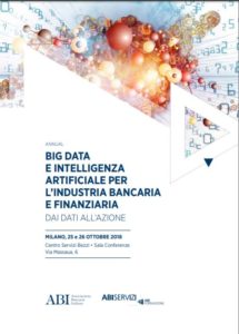 BIG DATA E INTELLIGENZA ARTIFICIALE PER L’INDUSTRIA BANCARIA E FINANZIARIA