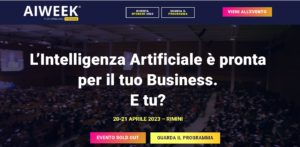 AI Week 2023 – La settimana Italiana della Intelligenza Artificiale